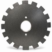 Vincent 140x12mm R8 Breton Segmented Drainer Groove Diamond POS.0