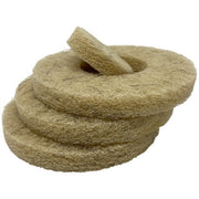 7 3/4" Natural Blend Tan Fibre Pad (with 3 1/4" centre cut) SOLD IN PACK OF 3 (D)