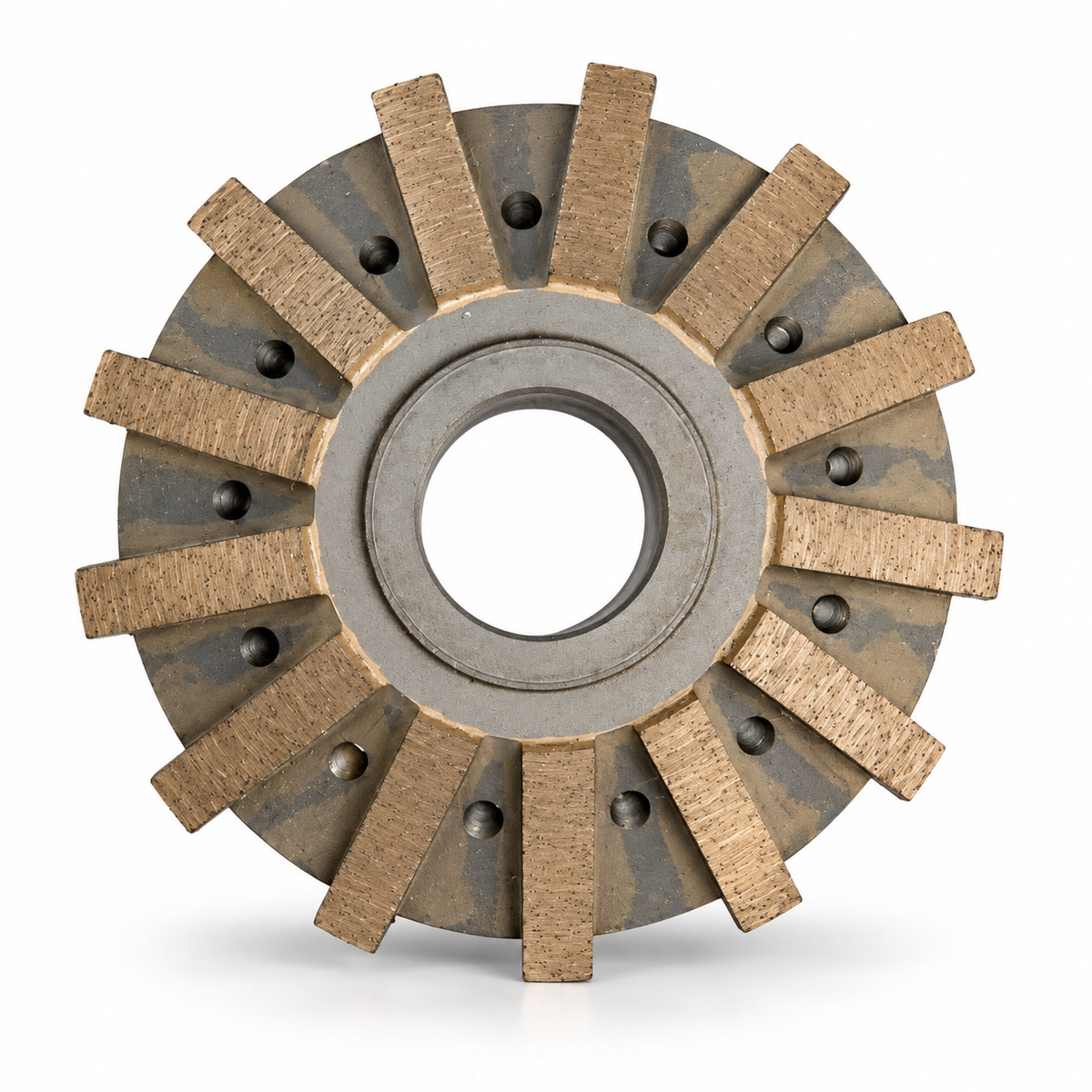 140mm Vincent 45Ø Hogger Wheel with Conical Segments - 35mm Bore