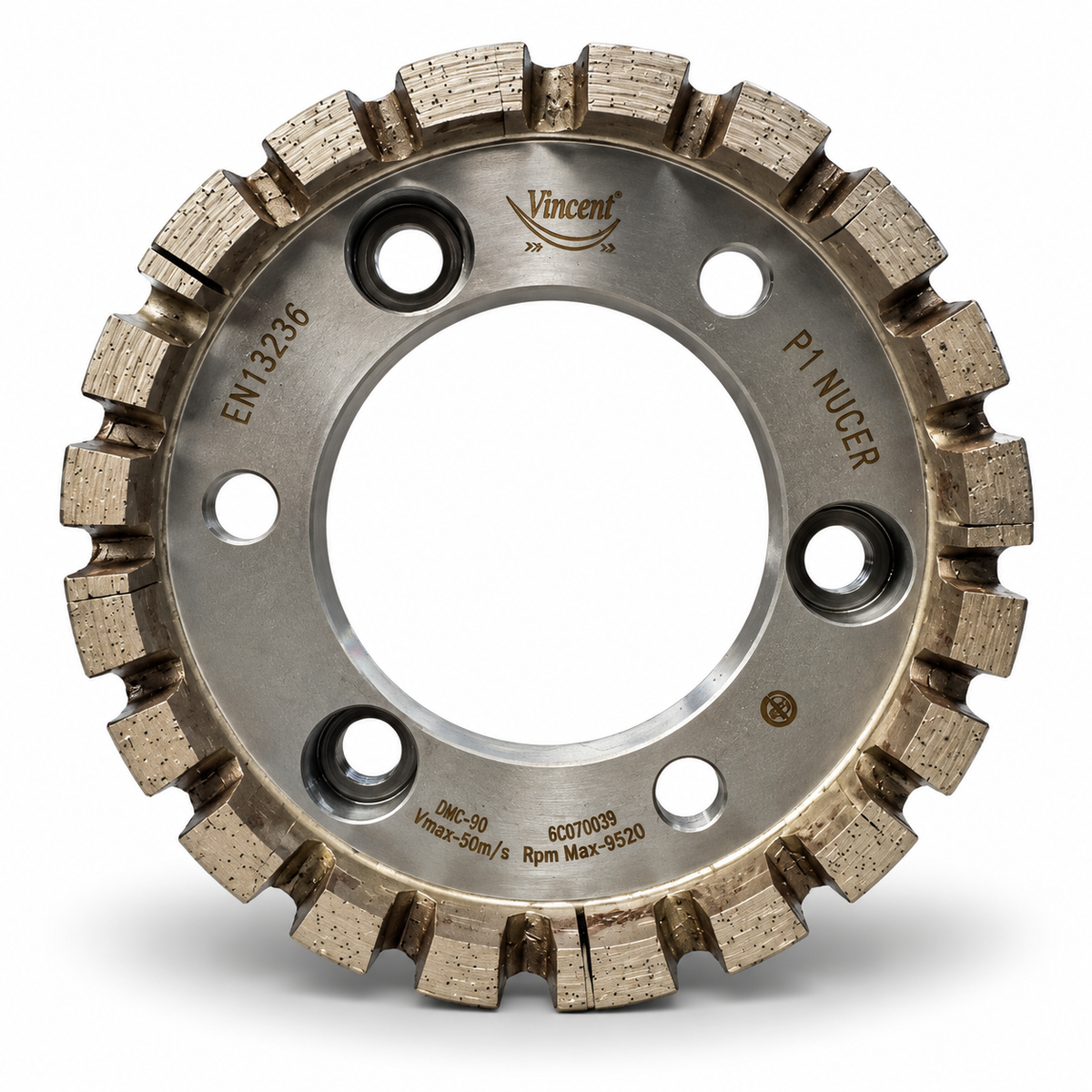 Vincent High Speed Ceramic Stubbing Wheel - - 90mm Ø