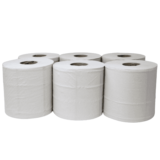 White 2 ply Centerfeed Roll 150m